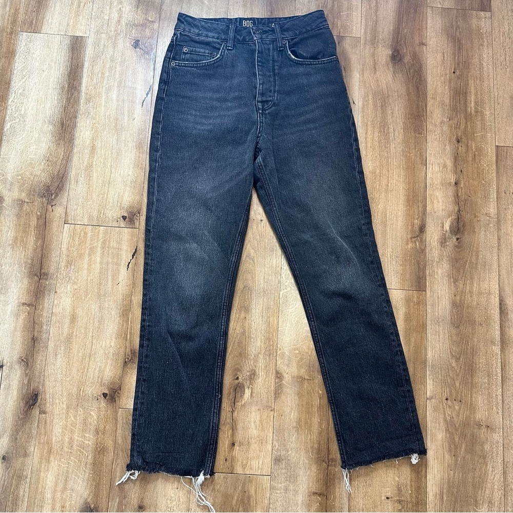 Urban Outfitters BGB Dillon Charcoal Black Relaxed Fit Jeans Size 27 - Picture 3 of 13